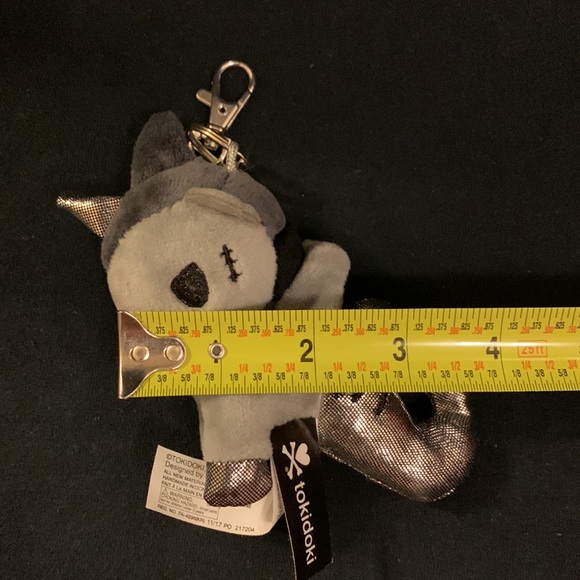 Tokidoki gothic angry unicorn mermaid unicorno plush keychain clip - Picture 4 of 6